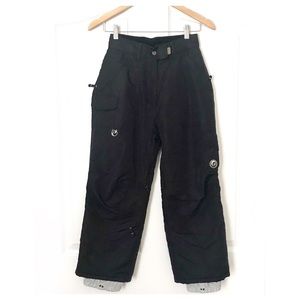 Powder Room Youth Black Insulated Snow Pants